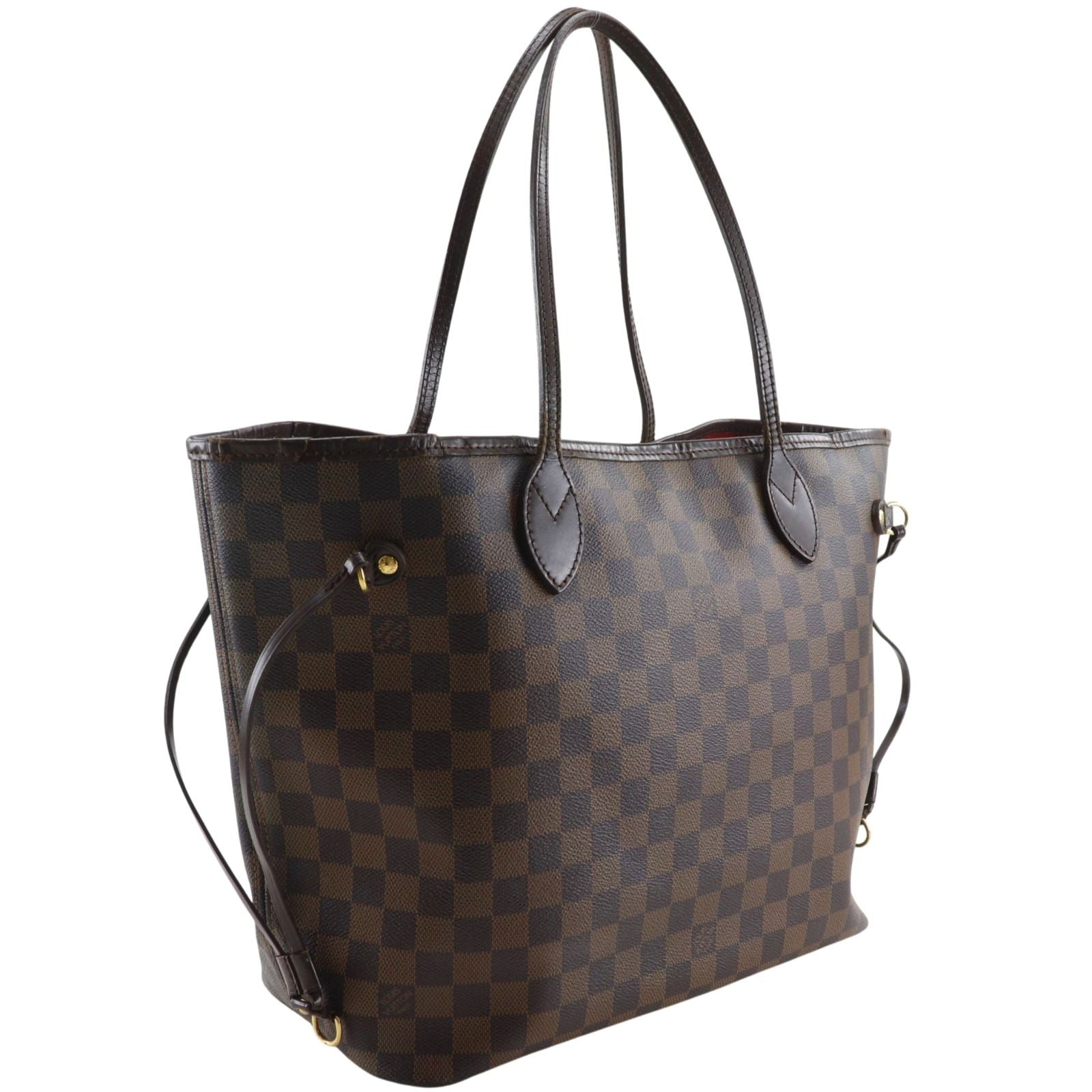 Louis Vuitton Neverfull Damier Canvas Brown Tote — view 3