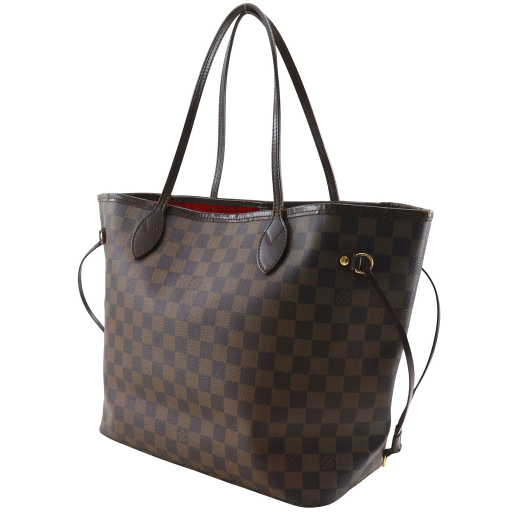 Louis Vuitton Neverfull Damier Canvas Brown Tote — view 2