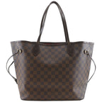 Louis Vuitton Neverfull Damier Canvas Brown Tote