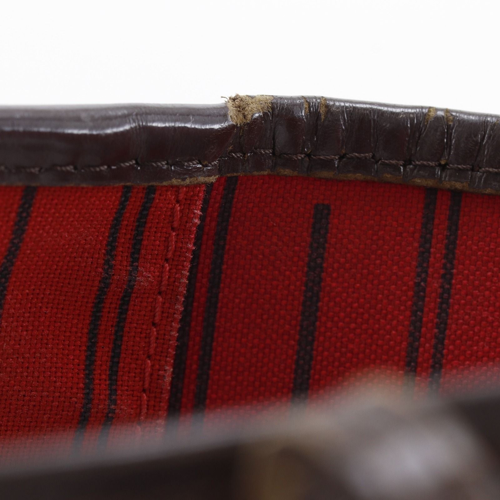 Louis Vuitton Neverfull Damier Canvas Brown Tote — view 6