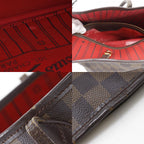 Louis Vuitton Neverfull Damier Canvas Brown Tote — view 8