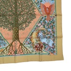 Hermes Silk 100% Scarf Carre 90 Axis Mundi Center of the World Multicolor — view 6