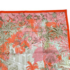 Hermes Carre 90 Faubourg Tropical Multicolor Scarf — view 4