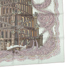 Hermes Scarf Silk 100% Carre 90 les Rivieres de Babel River of Pink — view 6