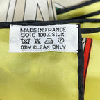 Hermes Carre 140 Large Scarf Silk Folklore Yellow — view 8