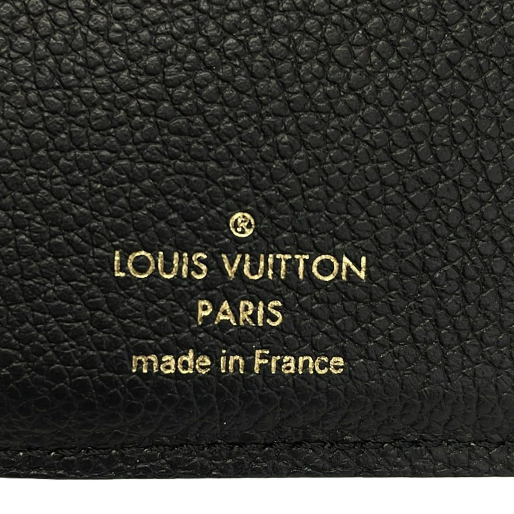 Louis Vuitton Trifold Wallet Monogram Empreinte Portefeuille Victorine Noir — view 5