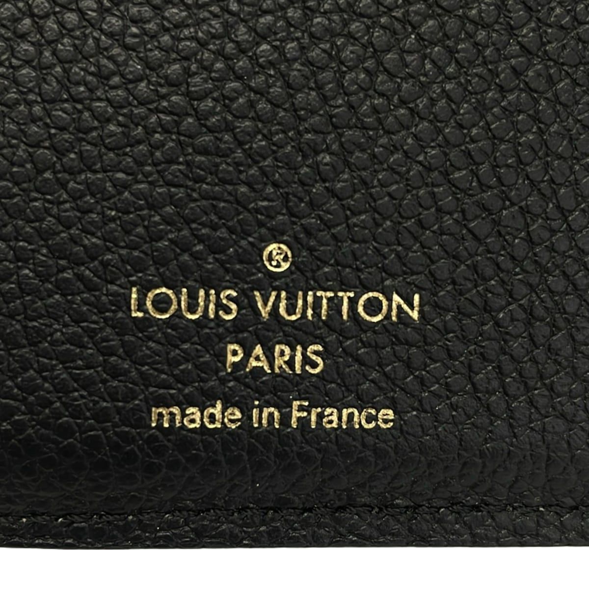 Louis Vuitton Trifold Wallet Monogram Empreinte Portefeuille Victorine Noir — view 5
