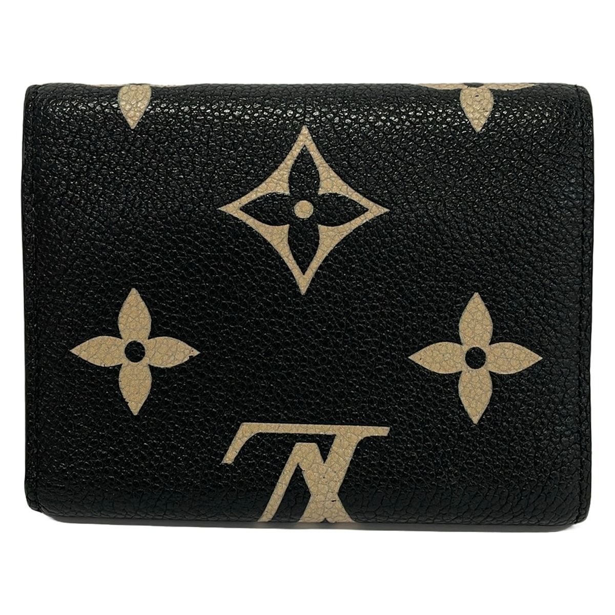 Louis Vuitton Trifold Wallet Monogram Empreinte Portefeuille Victorine Noir — view 2