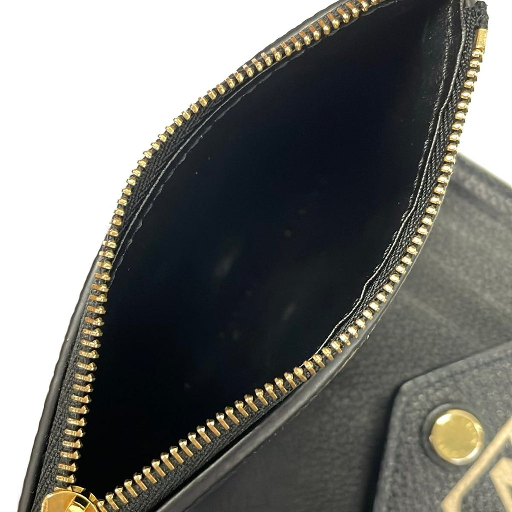 Louis Vuitton Trifold Wallet Monogram Empreinte Portefeuille Victorine Noir — view 4