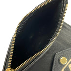 Louis Vuitton Trifold Wallet Monogram Empreinte Portefeuille Victorine Noir — view 4