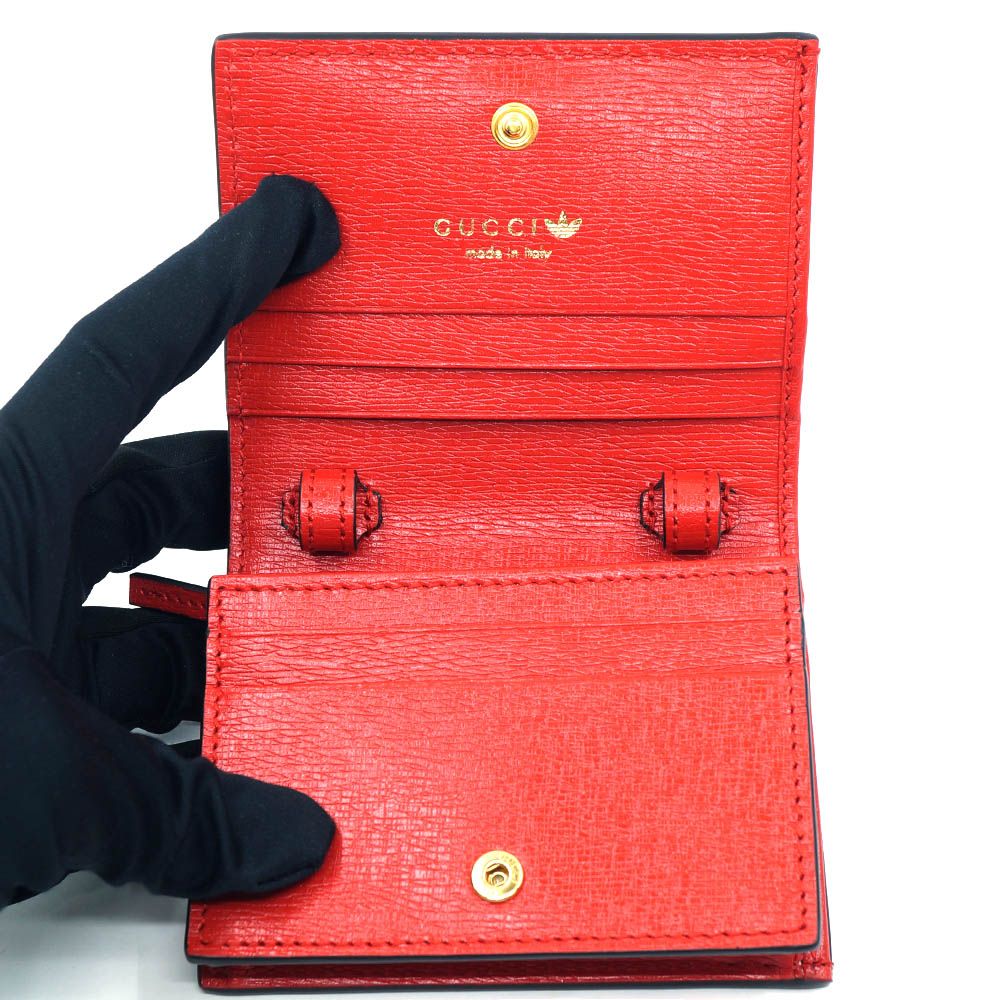 Gucci Horsebit Adidas Shoulder Wallet Coin Case Card Red Blue White Gold — view 6