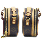 Louis Vuitton Mini Boite Chapeau Monogram Brown Gold Shoulder — view 3