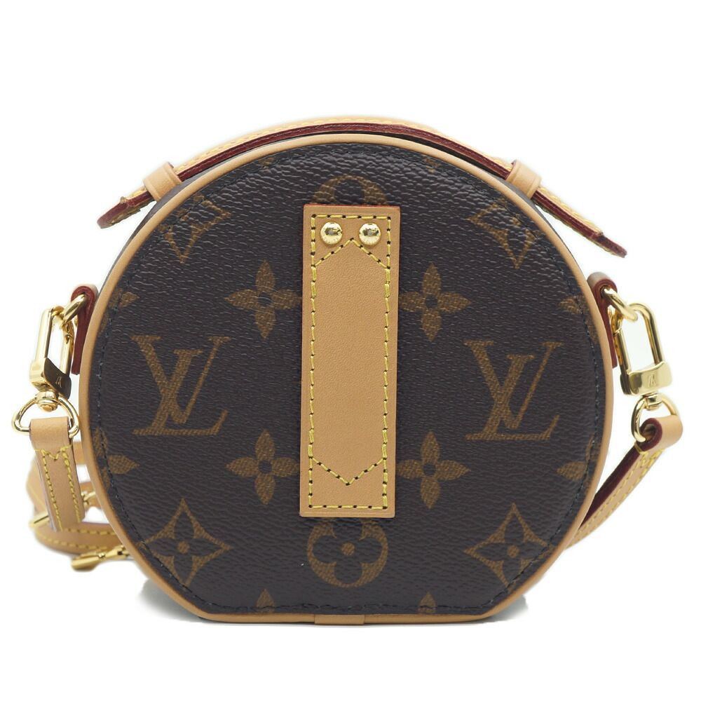 Louis Vuitton Mini Boite Chapeau Monogram Brown Gold Shoulder — view 2