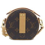 Louis Vuitton Mini Boite Chapeau Monogram Brown Gold Shoulder — view 2