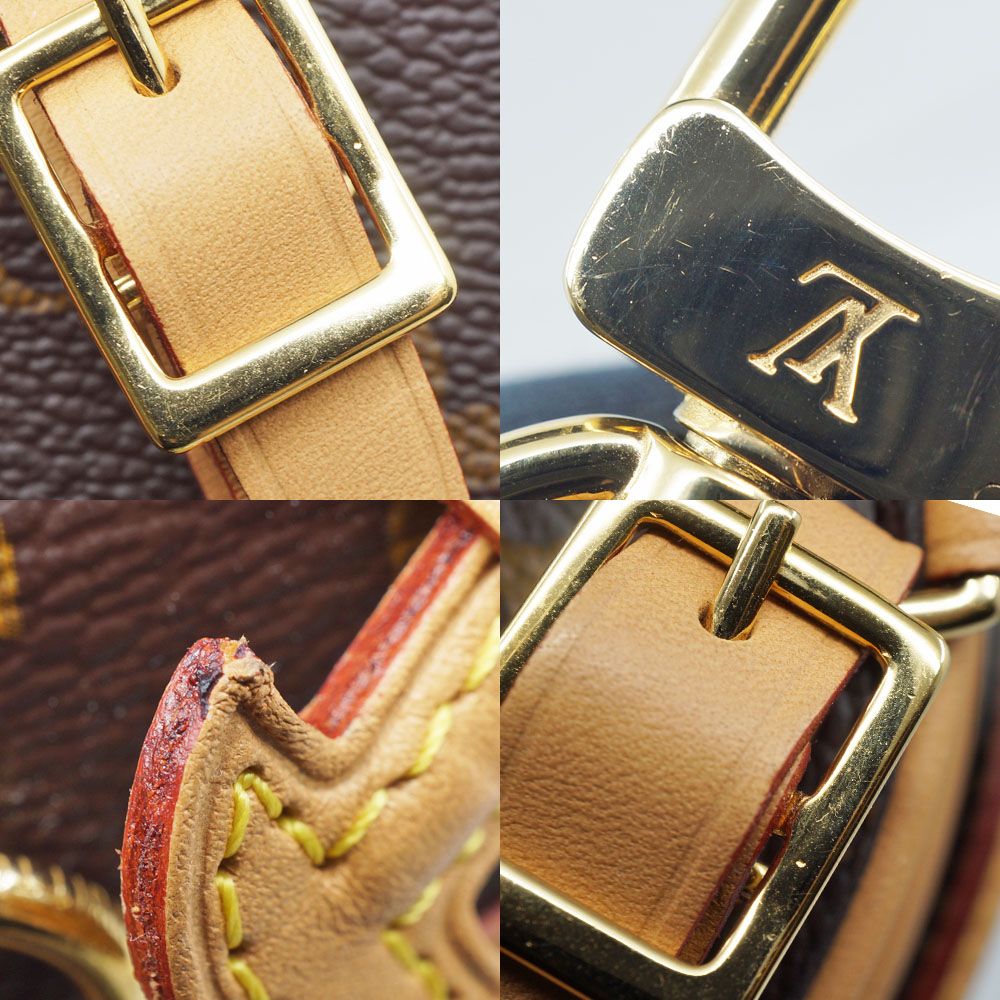 Louis Vuitton Mini Boite Chapeau Monogram Brown Gold Shoulder — view 9