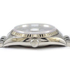 Rolex Watch Datejust P Number Black Dial Date 18k White Gold SS Automatic — view 2