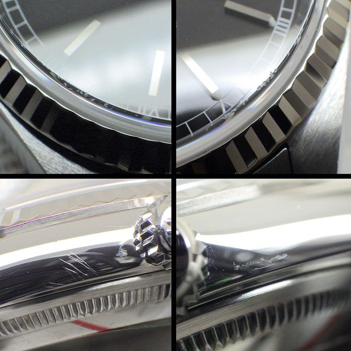 Rolex Watch Datejust P Number Black Dial Date 18k White Gold SS Automatic — view 6