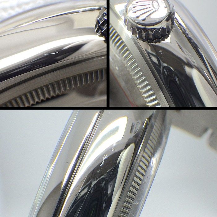 Rolex Watch Oyster Perpetual Roulett Sunray Calf Dial SS Automatic Winding — view 6