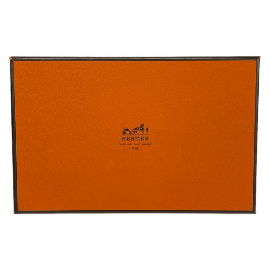 Hermes Wallet Bearn Orange Silver — view 6