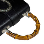 Gucci Bambu Mini Top Handle Duonysus Shoulder Bag Leather Black — view 7