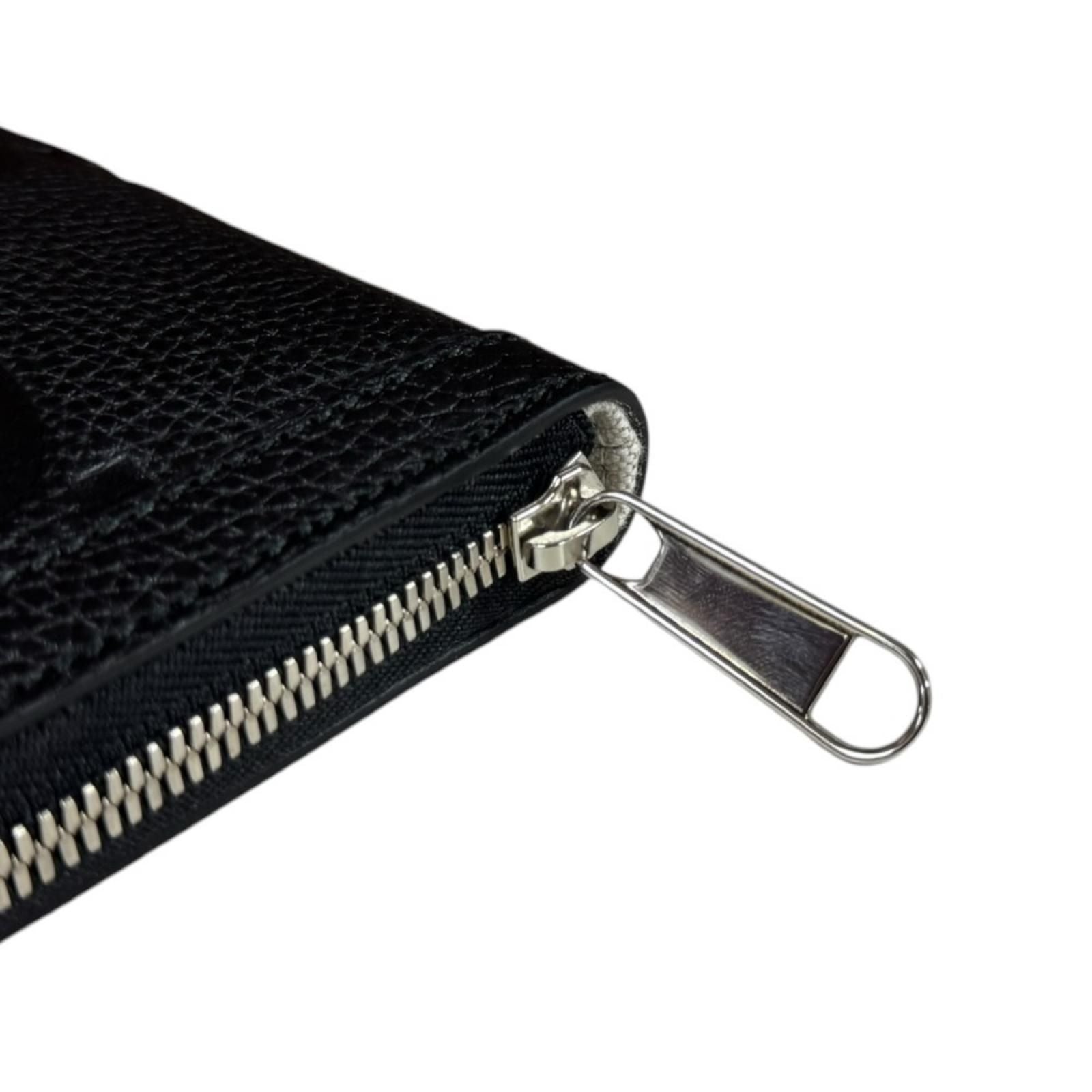 Gucci Travel Document Case Jumbo GG Clutch Leather Black — view 7