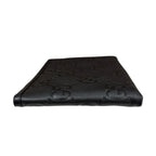 Gucci Travel Document Case Jumbo GG Clutch Leather Black — view 4