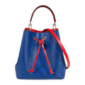 Louis Vuitton Neo Noe Tricolor Epi Shoulder Bag Blue