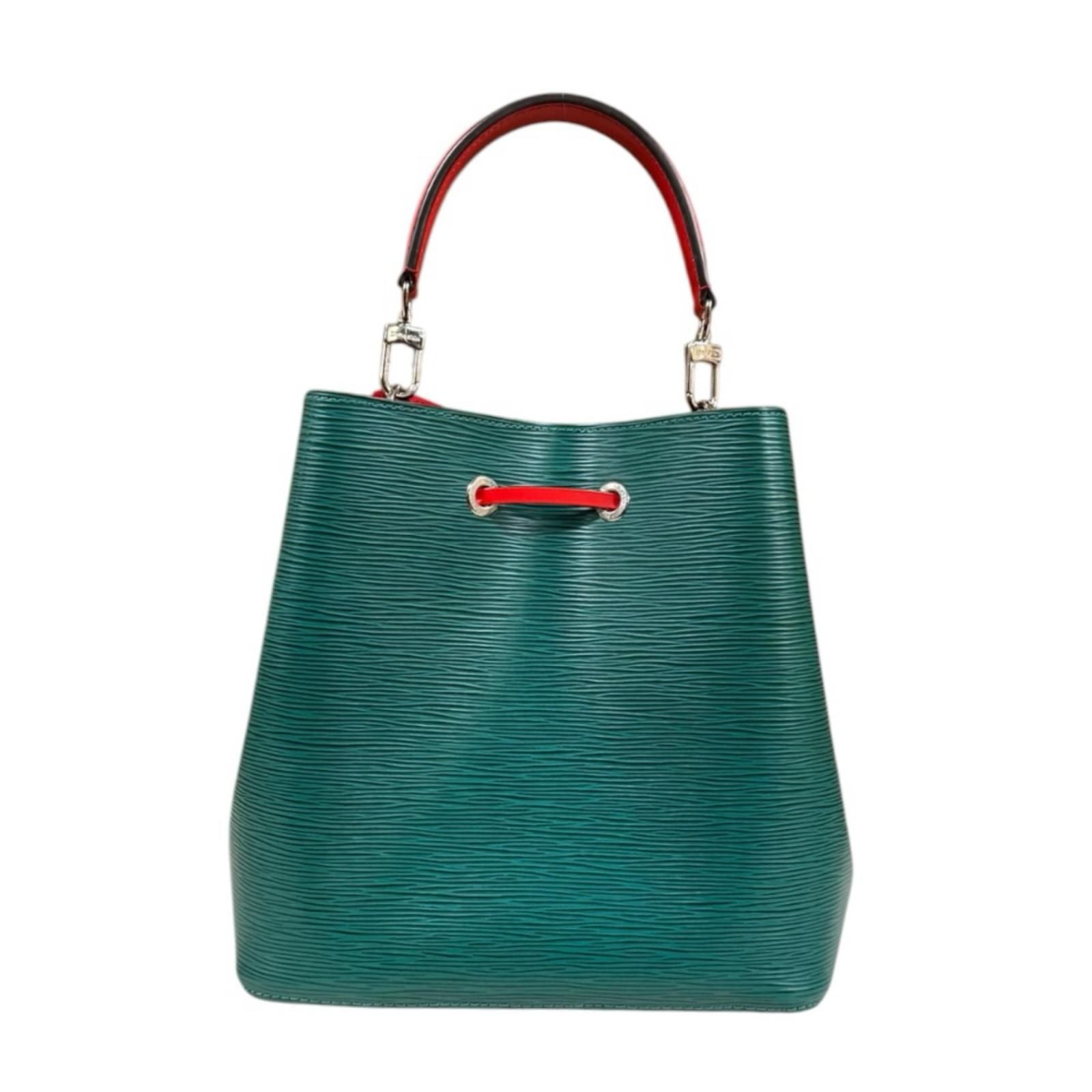 Louis Vuitton Neo Noe Tricolor Epi Shoulder Bag Blue — view 4