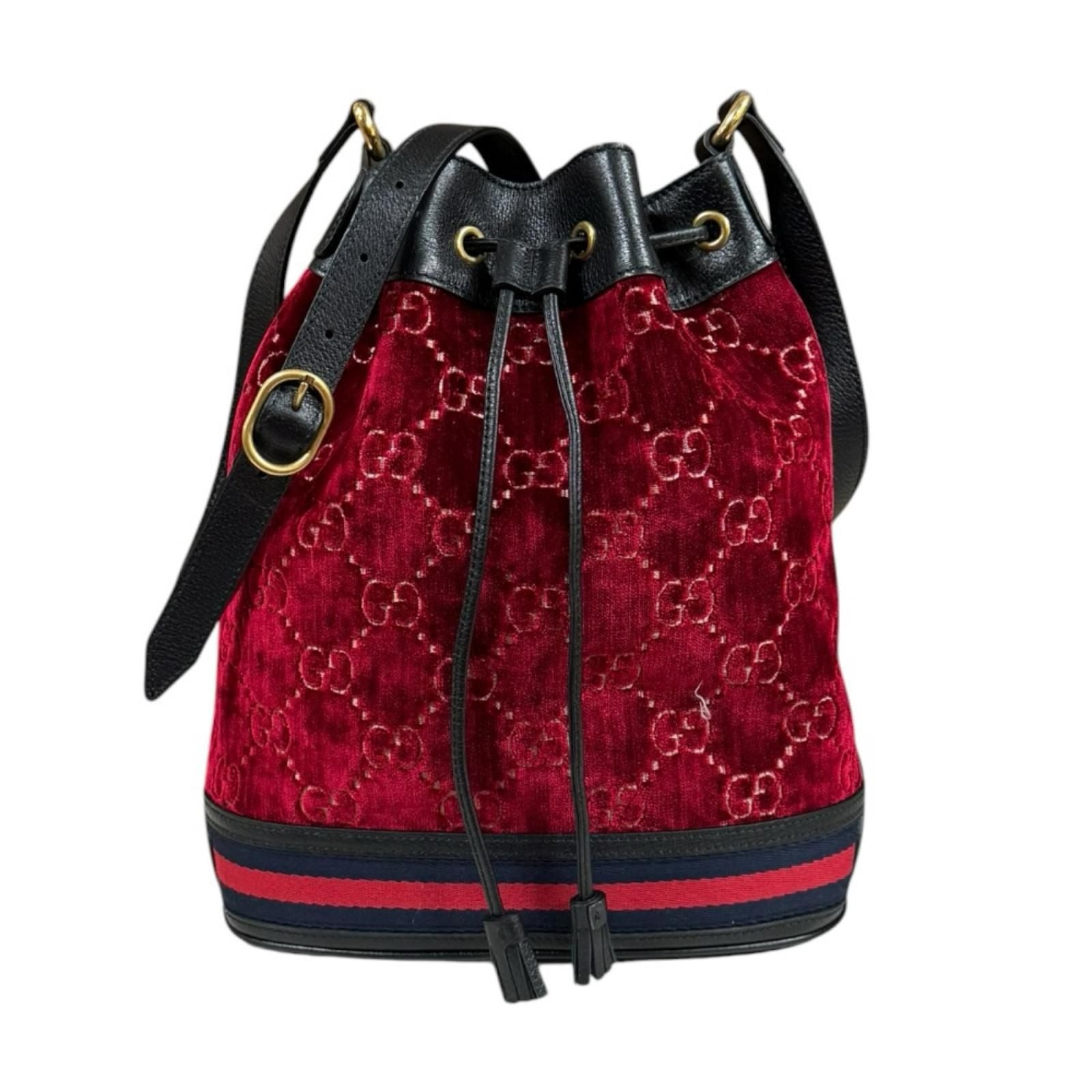 Gucci GG Velvet Shoulder Bag