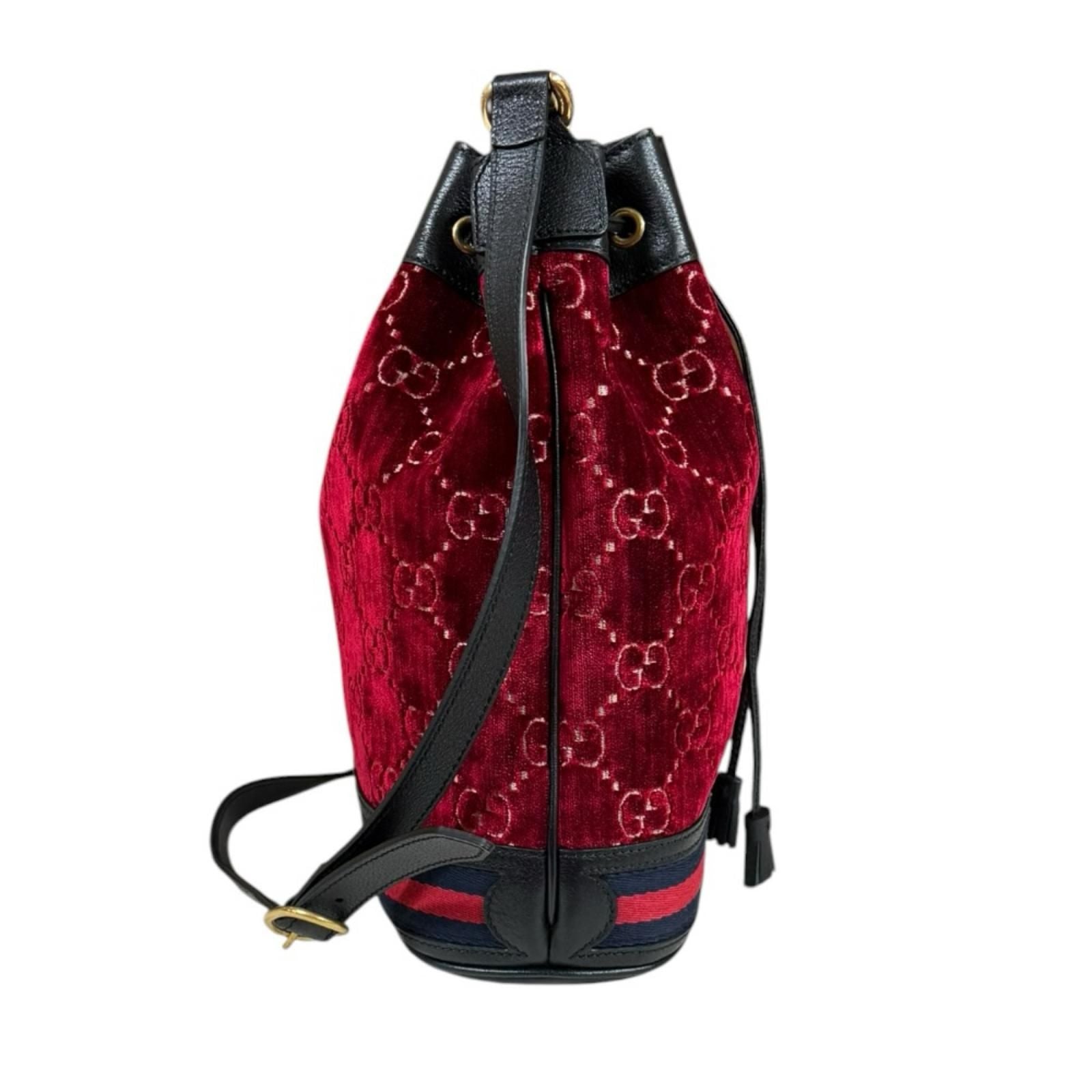 Gucci GG Velvet Shoulder Bag — view 4