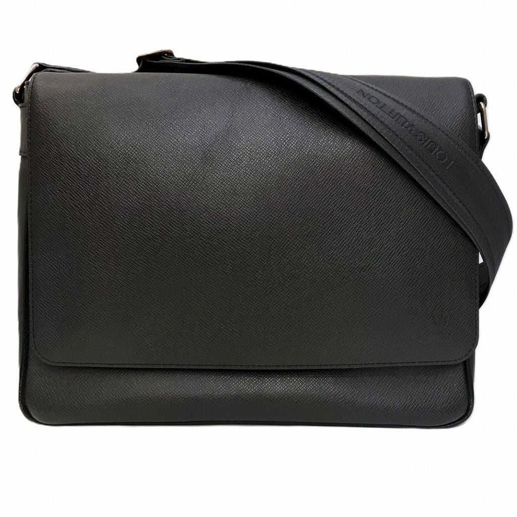 Louis Vuitton Romance Taiga Shoulder Bag Leather