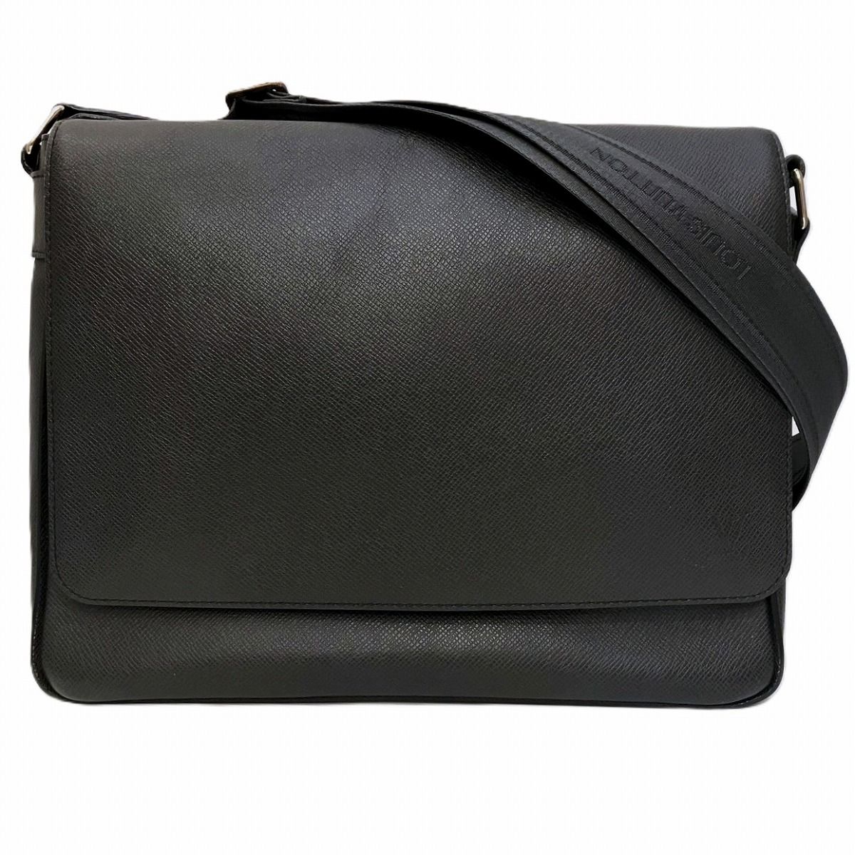 Louis Vuitton Romance Taiga Shoulder Bag Leather