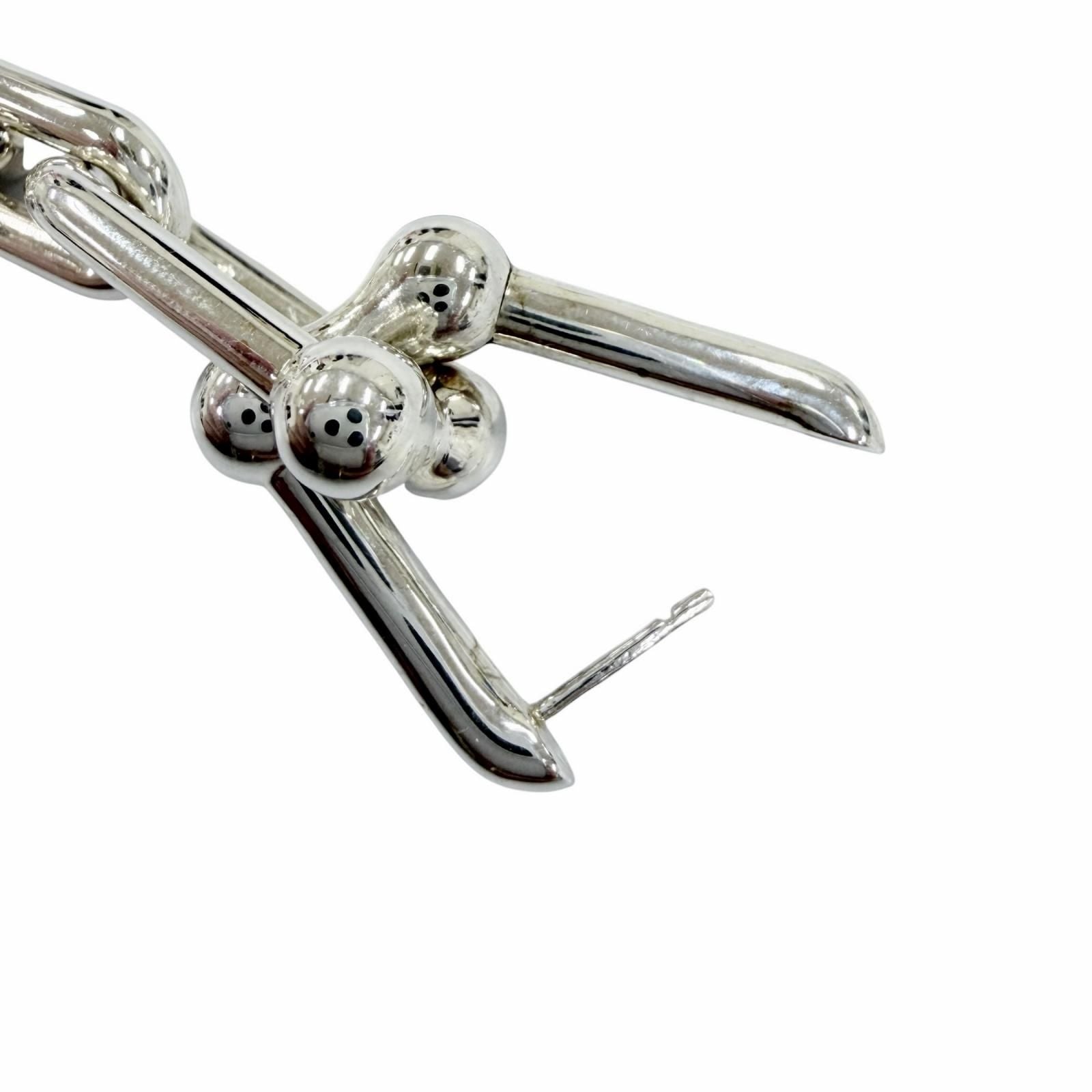 Tiffany & Co Graduated Link Earrings Silver — view 5