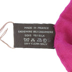 Hermes Etoile Nouvelle Liberte Cashmere Silk Oversized Shawl Pink Scarf — view 7