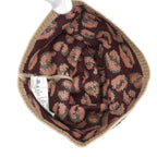 Fendi Wool FF Logo Leopard Print Knit Beanie Beige Black Red — view 4
