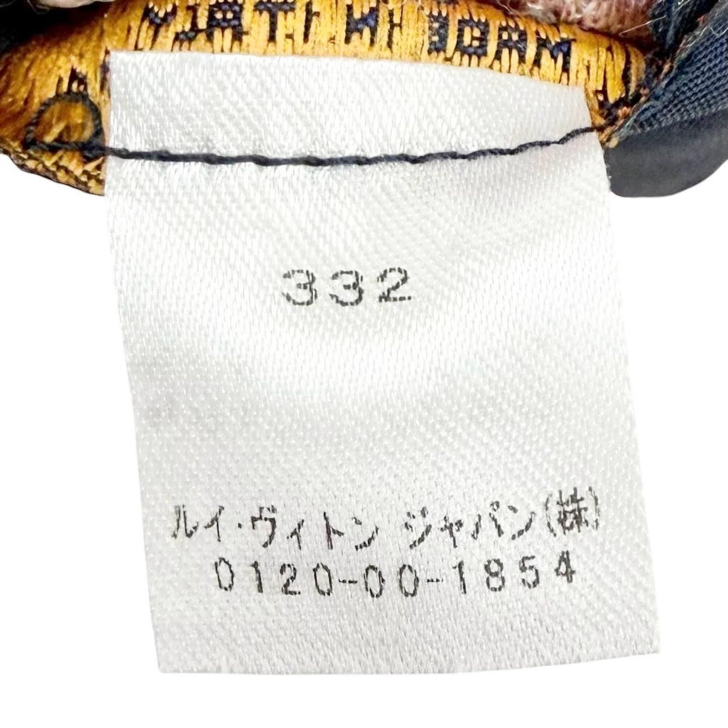 Louis Vuitton Scarf Logo Mania Rainbow Wool/silk Monogram Gray Multicolor — view 8