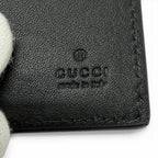 Gucci GG Emblem Leather Trifold Key Case Key Pouch Black — view 7