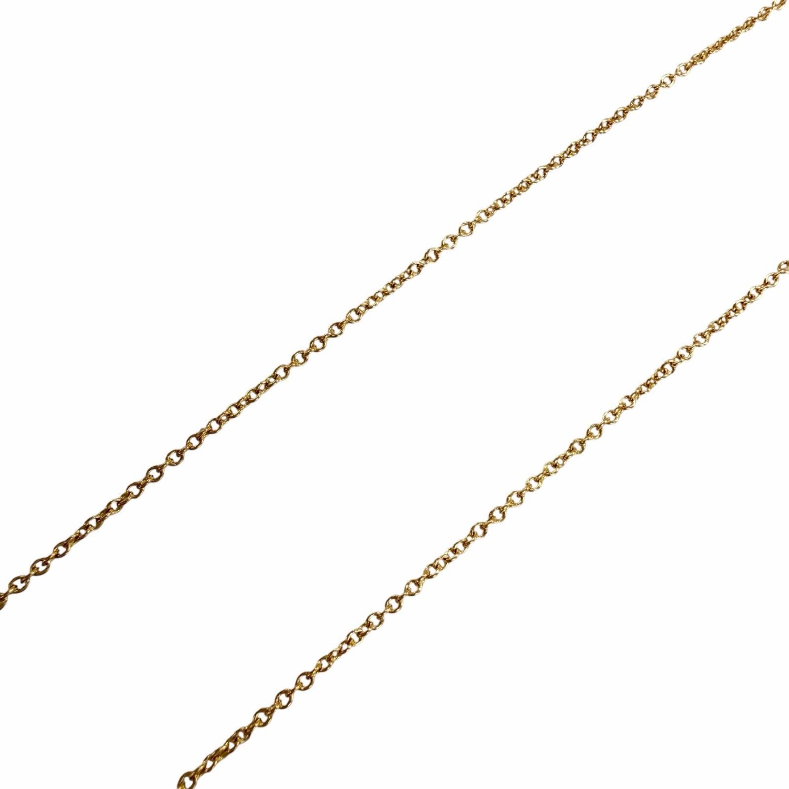 Tiffany & Co Elsa Peretti Diamond by the Yard Single Pendant 750 Necklace — view 5