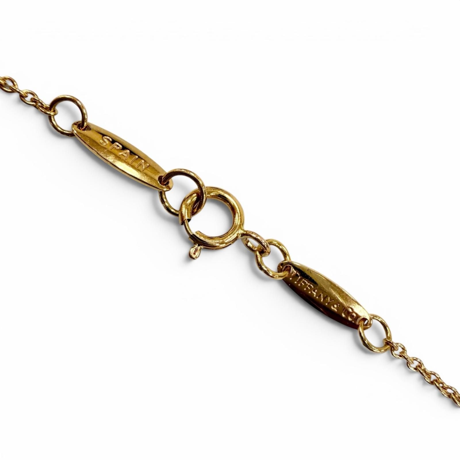 Tiffany & Co Elsa Peretti Diamond by the Yard Single Pendant 750 Necklace — view 6