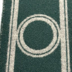 Hermes Cashmere Band de Repos Scarf / Shawl Green Gray UK — view 6