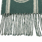 Hermes Cashmere Band de Repos Scarf / Shawl Green Gray UK — view 5