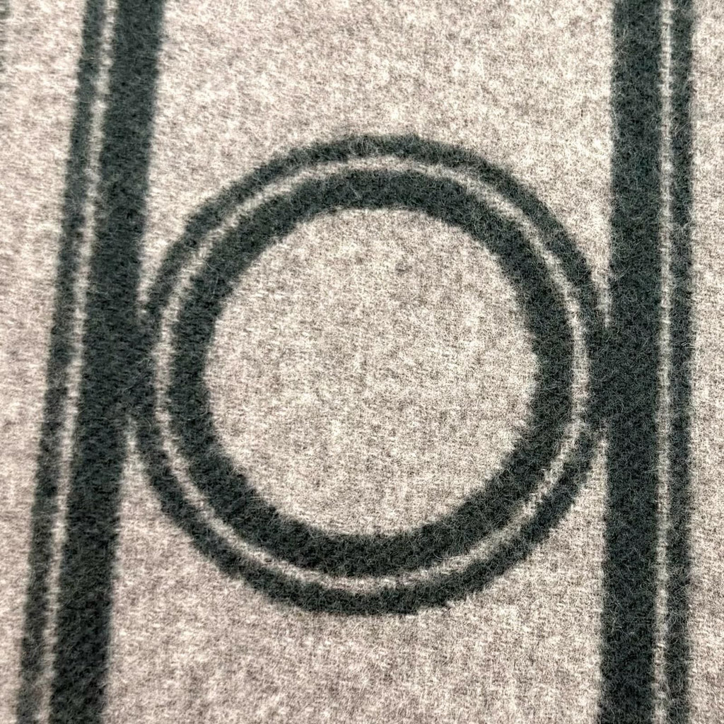 Hermes Cashmere Band de Repos Scarf / Shawl Green Gray UK — view 7