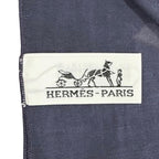 Hermes Pareo Flamingo Party Cotton Oversized Shawl Scarf Blue Recommended — view 7