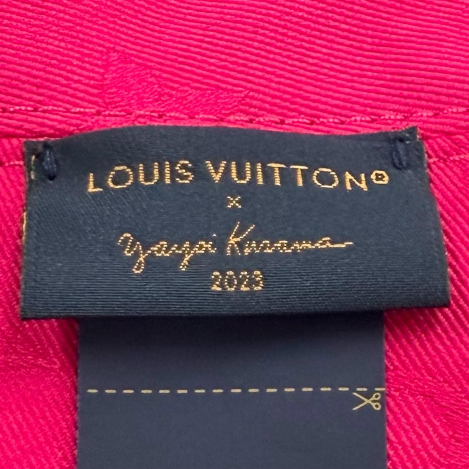Louis Vuitton Yayoi Kusama Cotton Reversible Infinity Dot Hat Black Pink — view 9