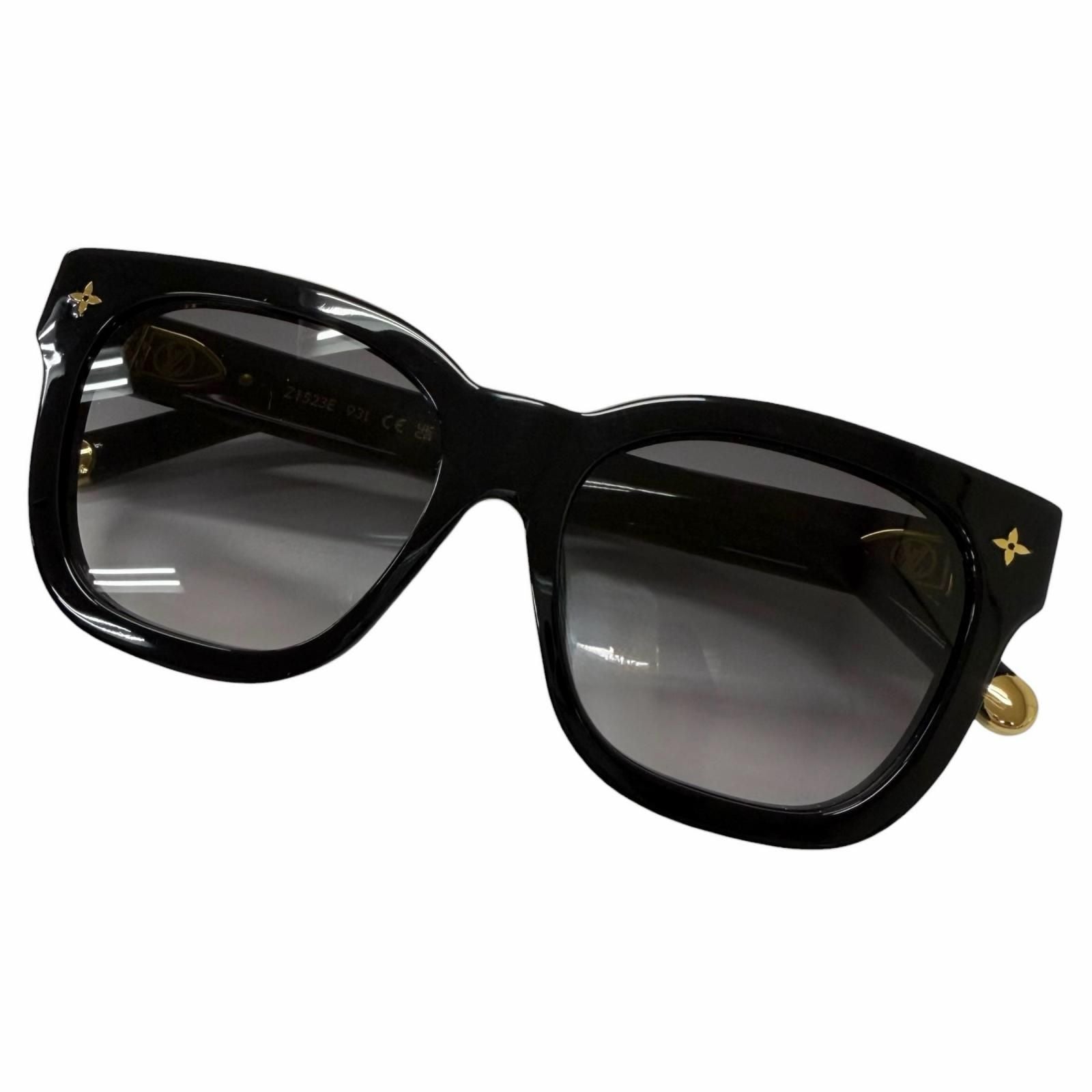 Louis Vuitton Sunglasses My Monogram Square Eyewear Black Gold 54