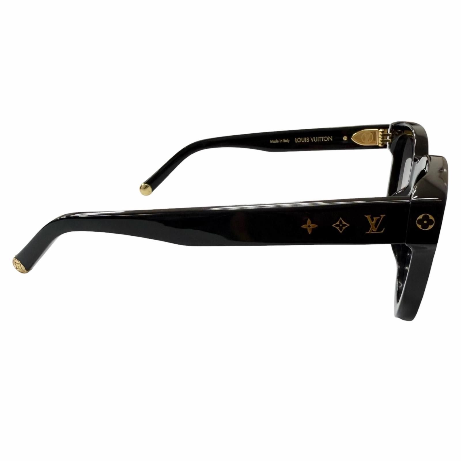 Louis Vuitton Sunglasses My Monogram Square Eyewear Black Gold 54 — view 5