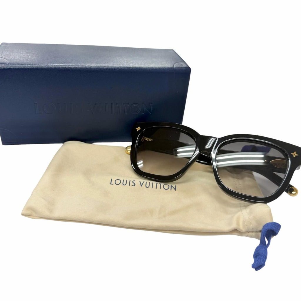 Louis Vuitton Sunglasses My Monogram Square Eyewear Black Gold 54 — view 2