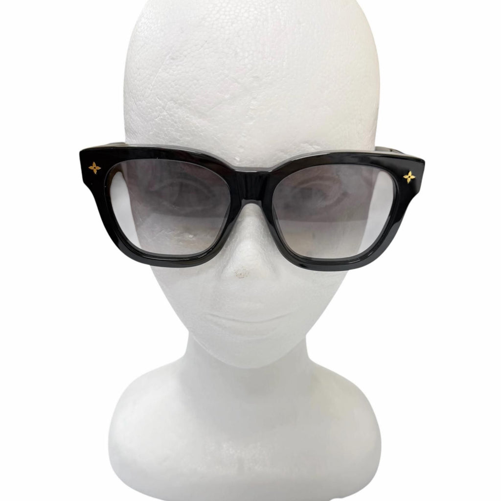 Louis Vuitton Sunglasses My Monogram Square Eyewear Black Gold 54 — view 3