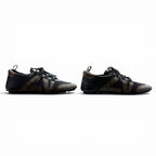 Louis Vuitton LV Sneakers Monogram Canvas Low Cut Black Brown — view 4