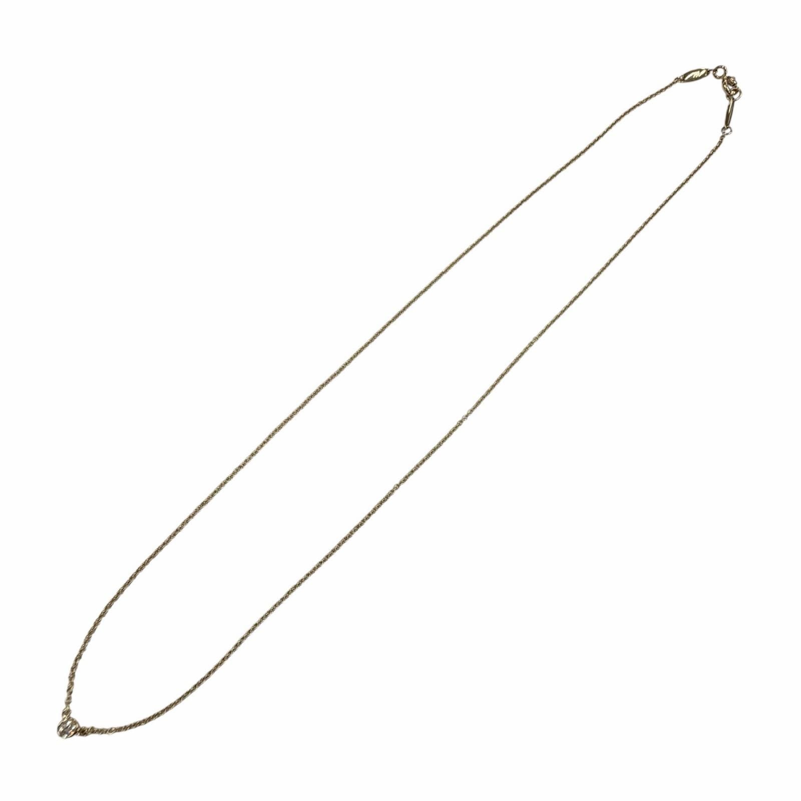 Tiffany & Co by the Yard Elsa Peretti 750 Diamond Diameter 3.4 Necklace Yellow — view 3